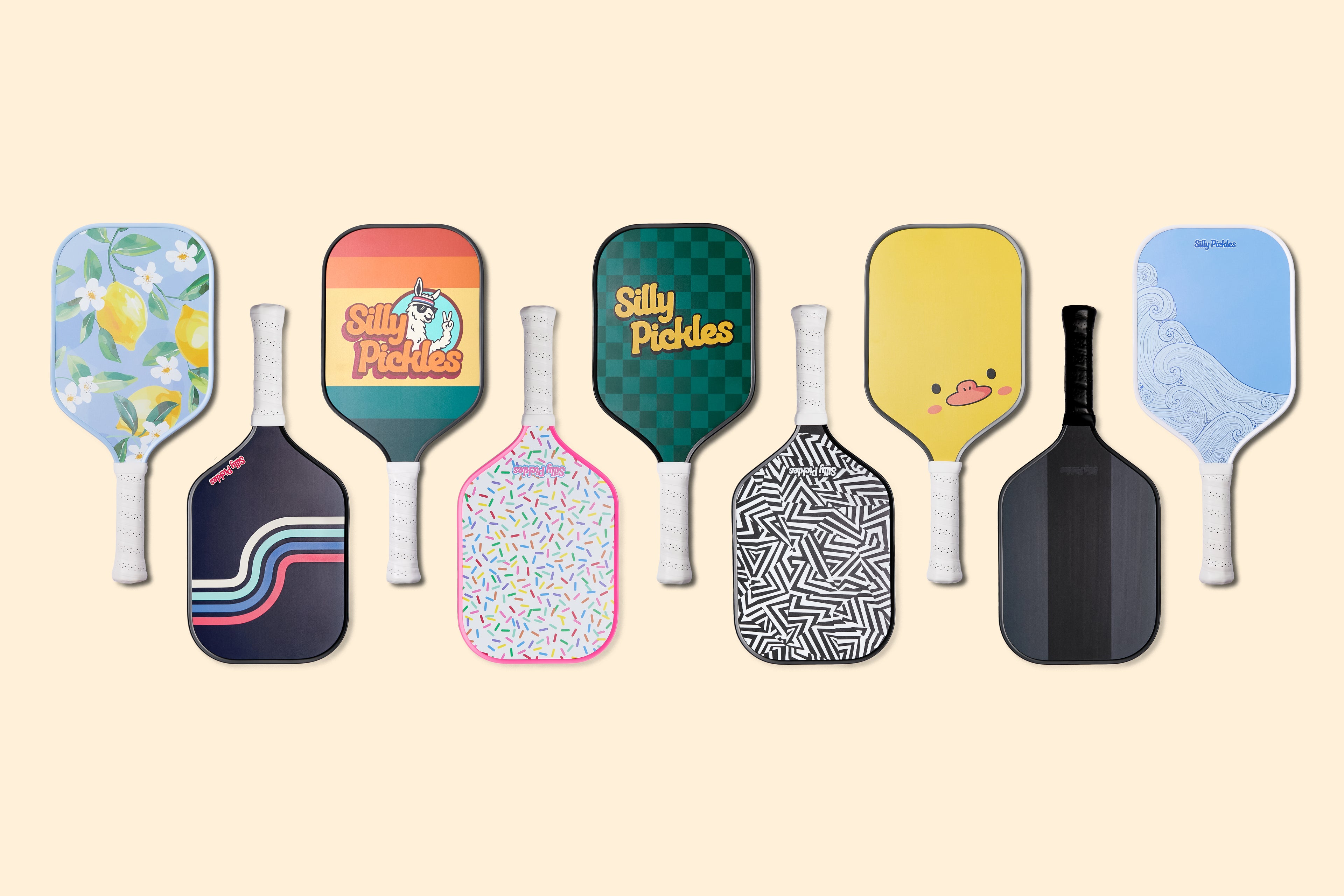 Silly Paddles | Retro Waves Pickleball Paddle