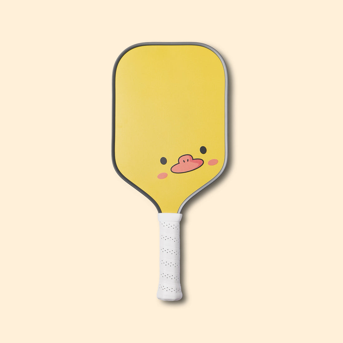Silly Pickles pickle paddle - design is a cute duck cartoon face